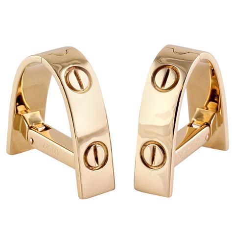 cartier love cufflinks